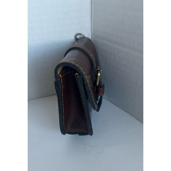 NEW Patricia Nash Brown Leather Mini TORRI Key Fob Wallet Clutch - Picture 3 of 9